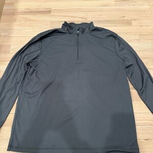Black Quarter-Zip Pullover - Men’s Large
